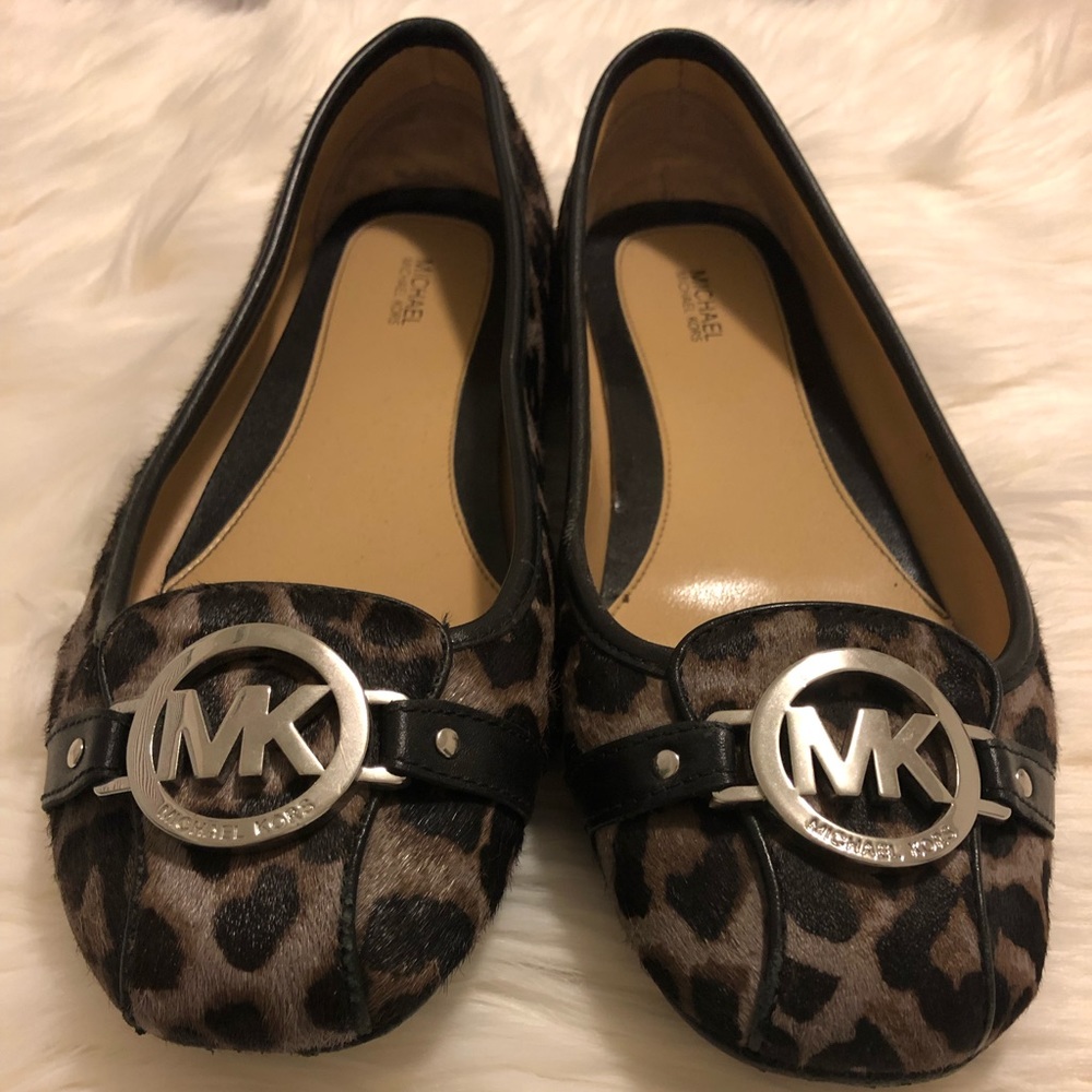 Michael Kors Fulton Leopard Flats